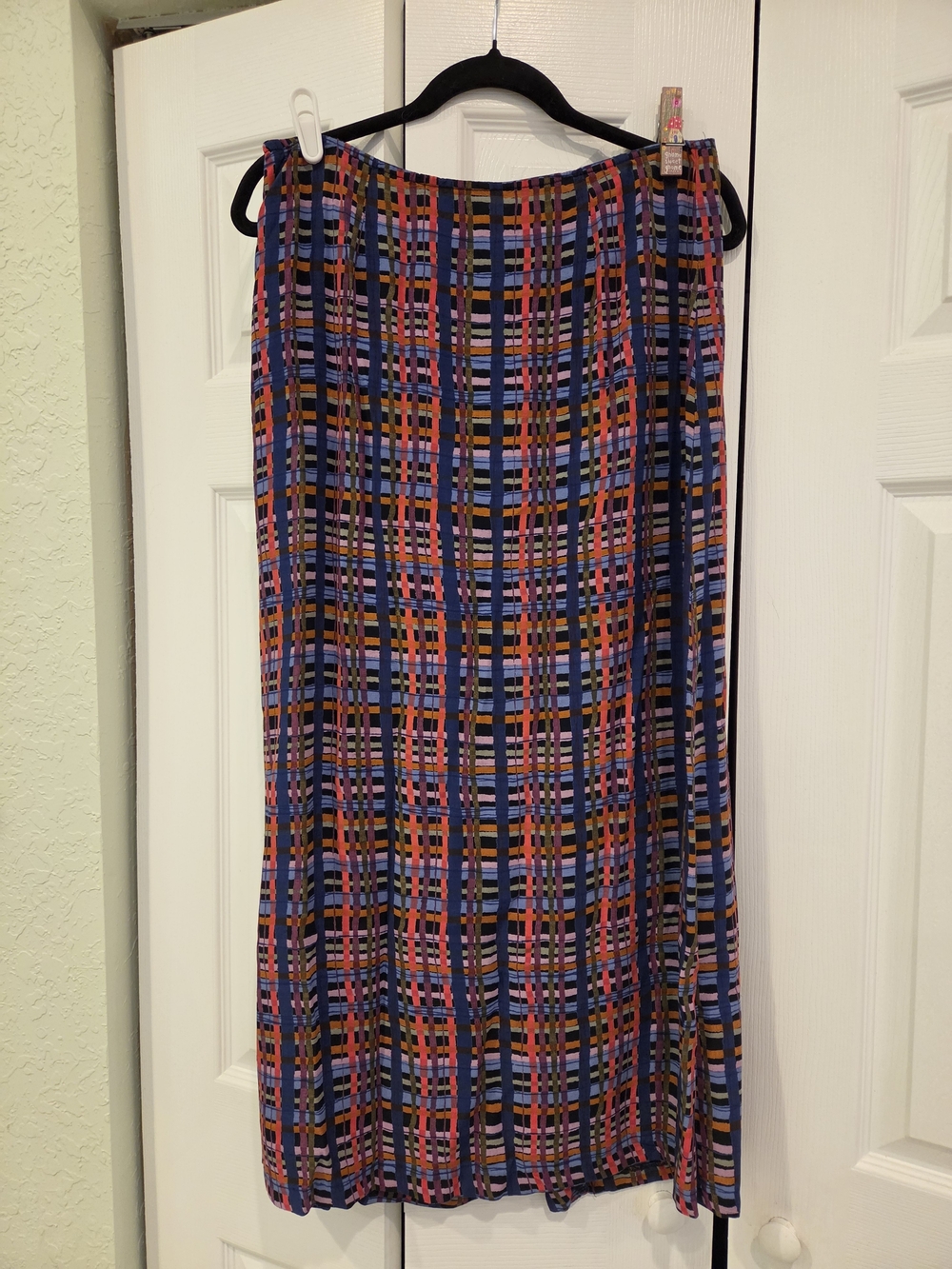 Vintage Late 80s Early 90s Compagnie Internationale Express Multi Color Skirt